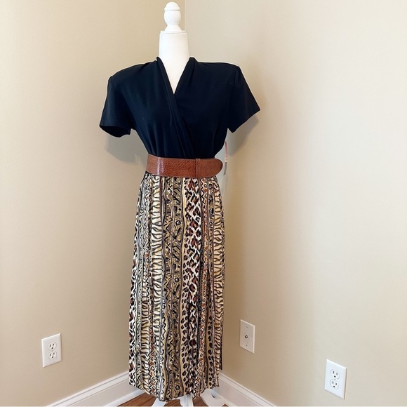 Vintage PG Collections Animal Tribal Print Car Wash Dress NWT - 10 - Picture 16 of 16